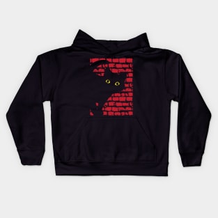 Black cat Kids Hoodie